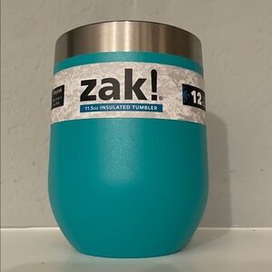 zak! 11.5 oz Insulated Tumbler - Teal - Brand New